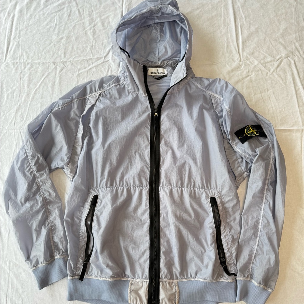Stone Island Jacket Lamy Velour Violet Lilac Brand New Size Large Light Jacket